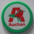 Auchan plastic coin